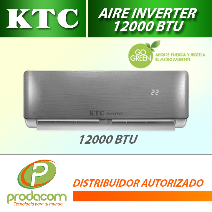 AIRE ACOND. KTC 12000BTU SPLIT INVERTER S17 220V