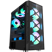 Case E-atx / Atx Gaming Checkpoint Cp-700 With Rgb Fans