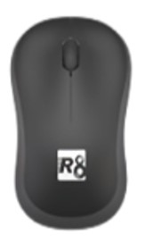 R8 Mouse Wireless M1701n 3d Optico Black