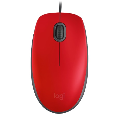 Mouse Usb Logitech M110 Red
