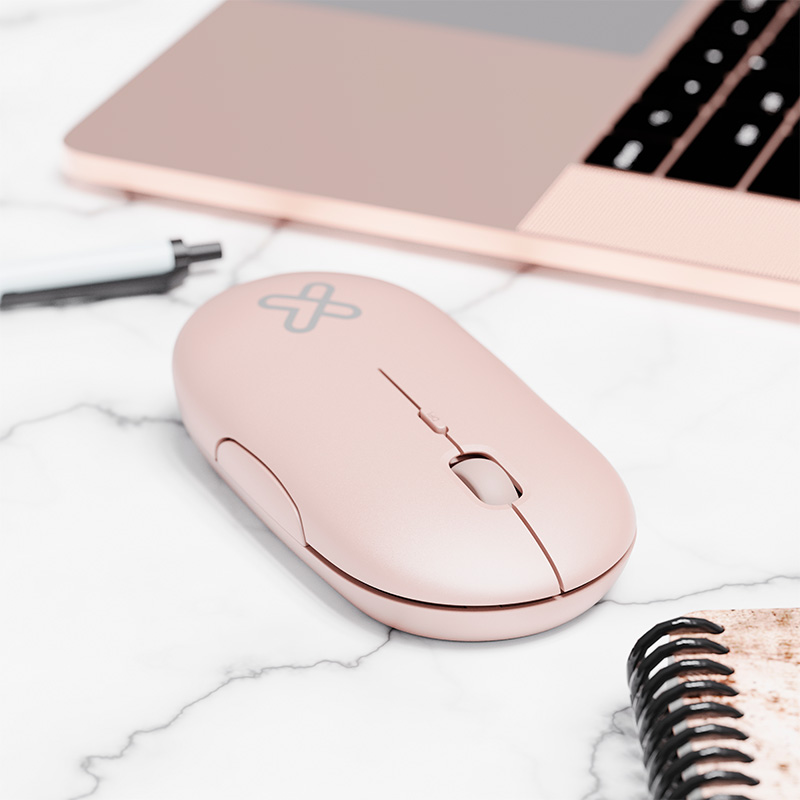 Mouse Bluetooth Klip Slimsurfer Pink Kmw-415pk