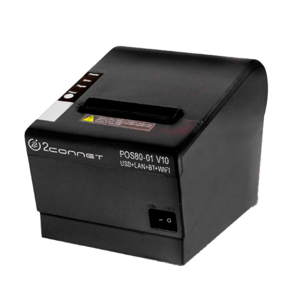 2connet Impresora 2c-pos80-01-v10 Usb+lan+bt+wifi 80mm  Termico C/cutter