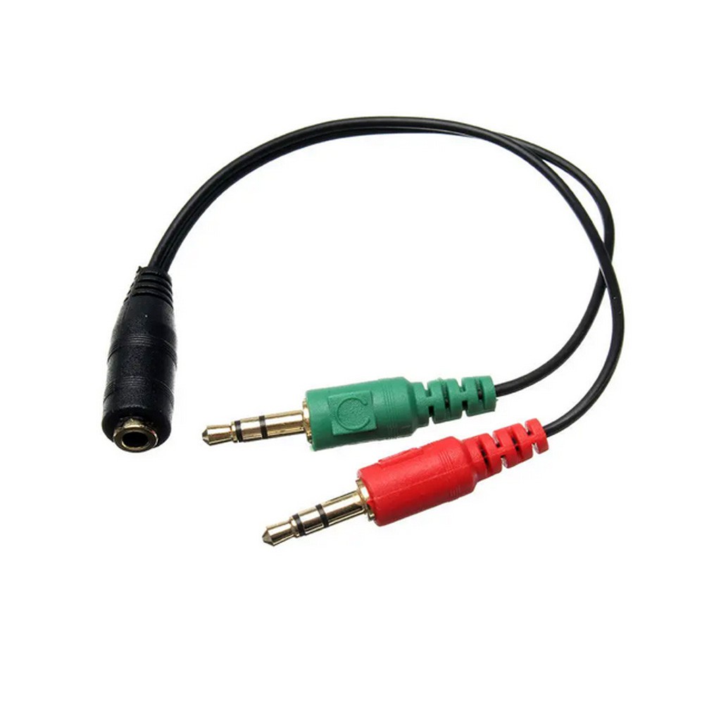 Adaptador Dual Mic/ Audio Stereo  Imexx Ime-14840