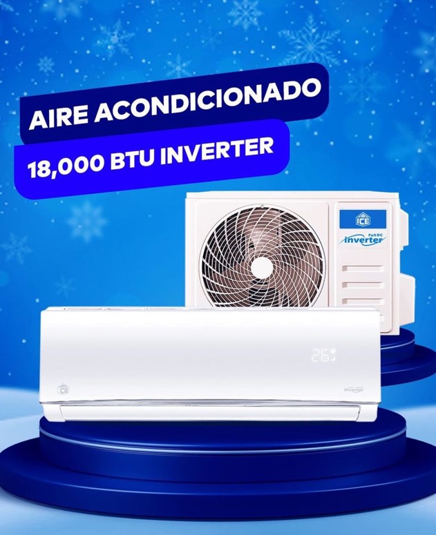 Aire Acond. Ice 18000btu Inverter S-18 220v