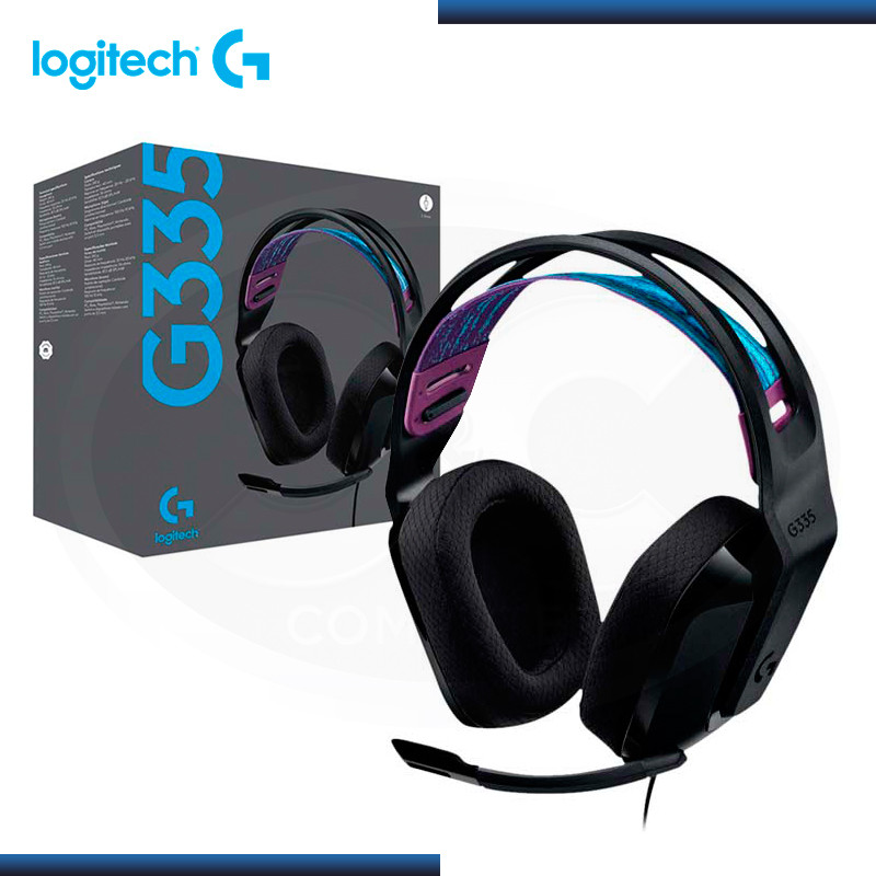 Audifono/microfono Logitech Headset Bk G335 981-000977 Gamingb