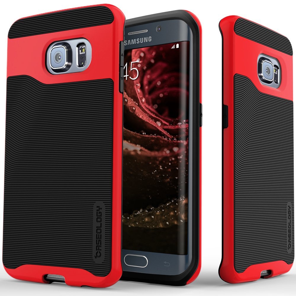 Cover Cel Galaxy S6 Edge Caseology Red