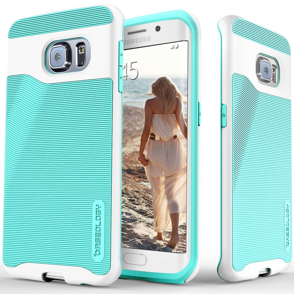 Cover Cel Galaxy S6 Edge Caseology Mint