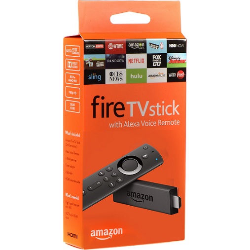 Amazon Fire Stick W/volume,mute,power Buttons