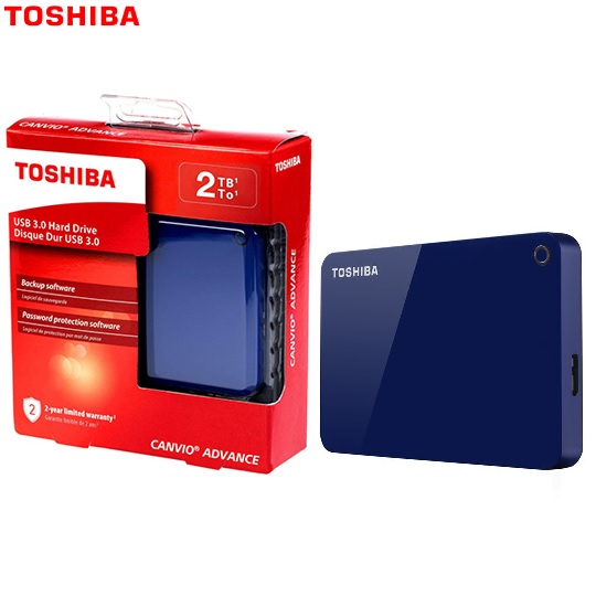 Disco Usb Externo 4.0 Tb 2.5 Canvio Advance Black Toshiba Hdtca40xk3ca