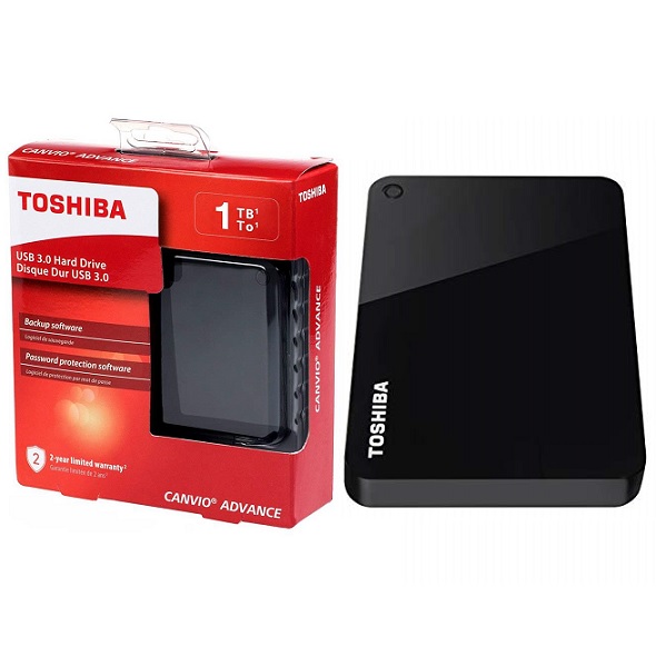 Disco Usb Externo 2 Tb 3.0 Canvio Basics Black Toshiba Hdtb520xk3aa