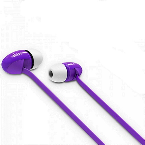 Audifonos Iluv 3.5mm Peppermint - Earphones Purple