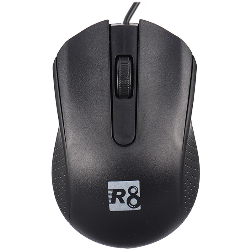 R8 Mouse Usb M1608 3d Optico Black