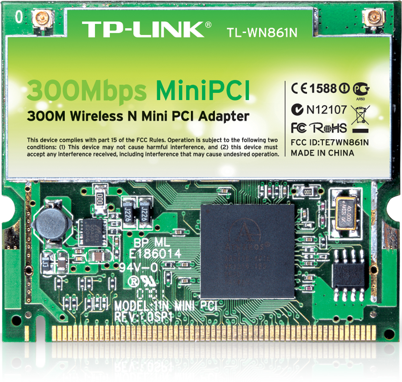 Lan Card Pci Mini Tp-link Wireless Tl-wn861n