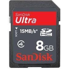 Memory 8.0 Gb Sdhc Sandisk Extreme/ultra