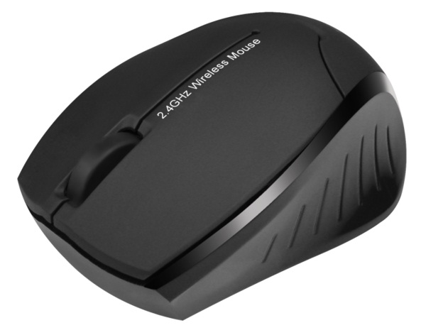 Mouse Usb Klipx Wireless Kmo-310bk Black