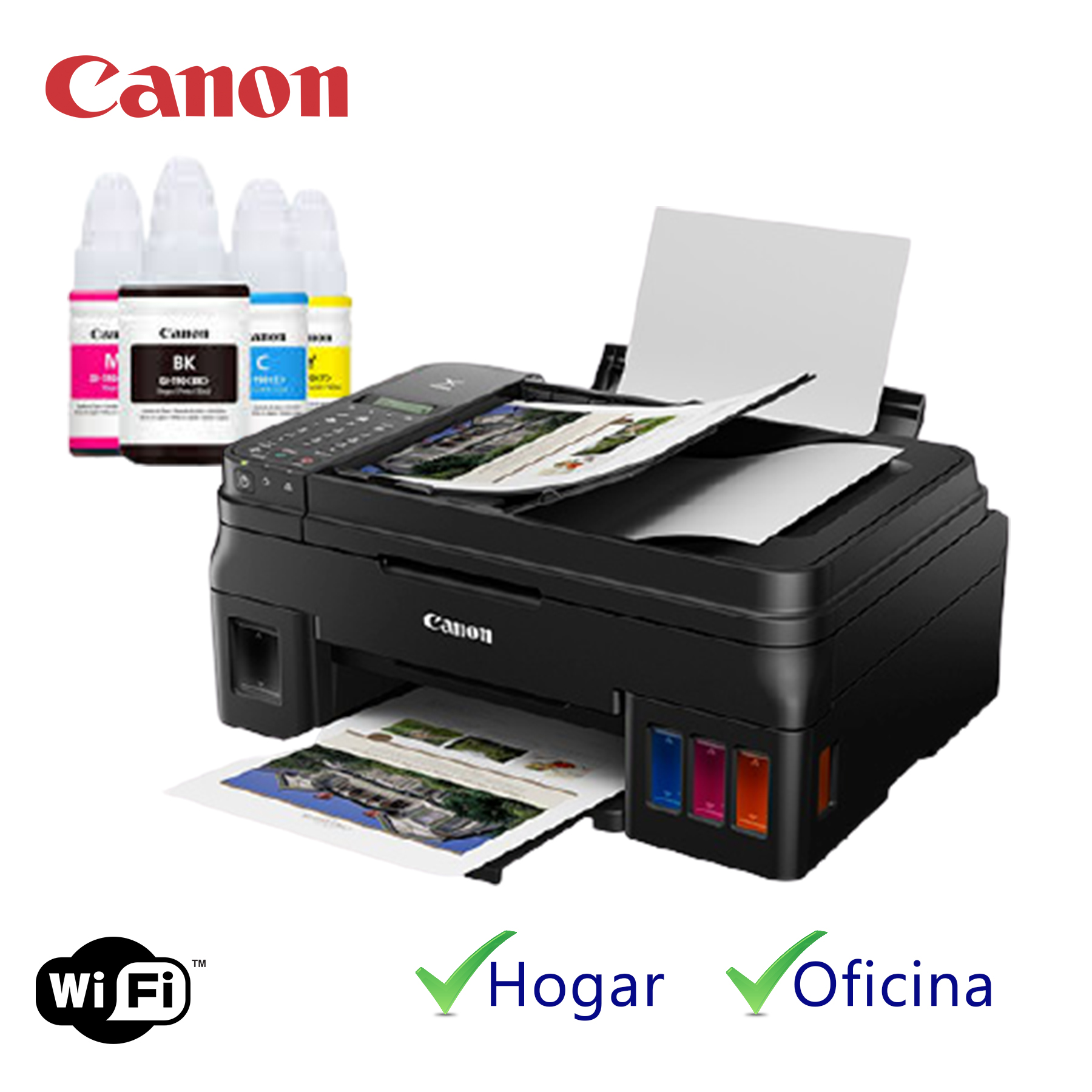 Impresora Canon Pixma G4110 Wifi Sistema Tinta Fabrica