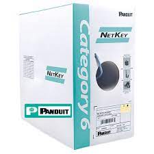 Rj-45 Cable Utp Cat6 Cm Rollo 1000ft Panduit Azul