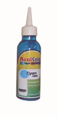 Tinta Real Color Cyan Universal 122ml