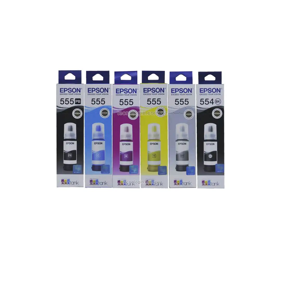 Tinta Epson T554120 Para L8180, L8160 Black