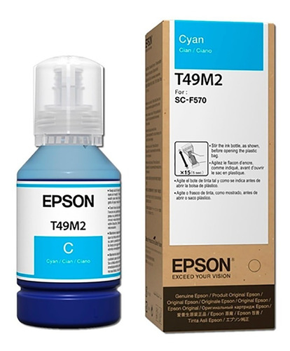 Tinta Epson T49m2 Cyan
