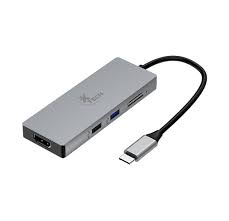 ADAPTADOR HUB XTECH TIPO C 5 EN 1 XTC-564