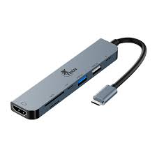 ADAPTADOR HUB XTECH TIPO C 7 EN 1 XTC-571