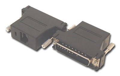 ADAPTADOR RJ45 TO DB25 MALE AGILER AGI-1212