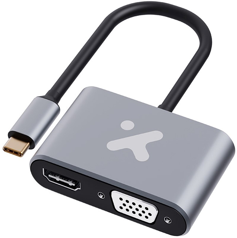 ADAPTADOR HUB XTECH TIPO C 2 EN 1 XTC-542