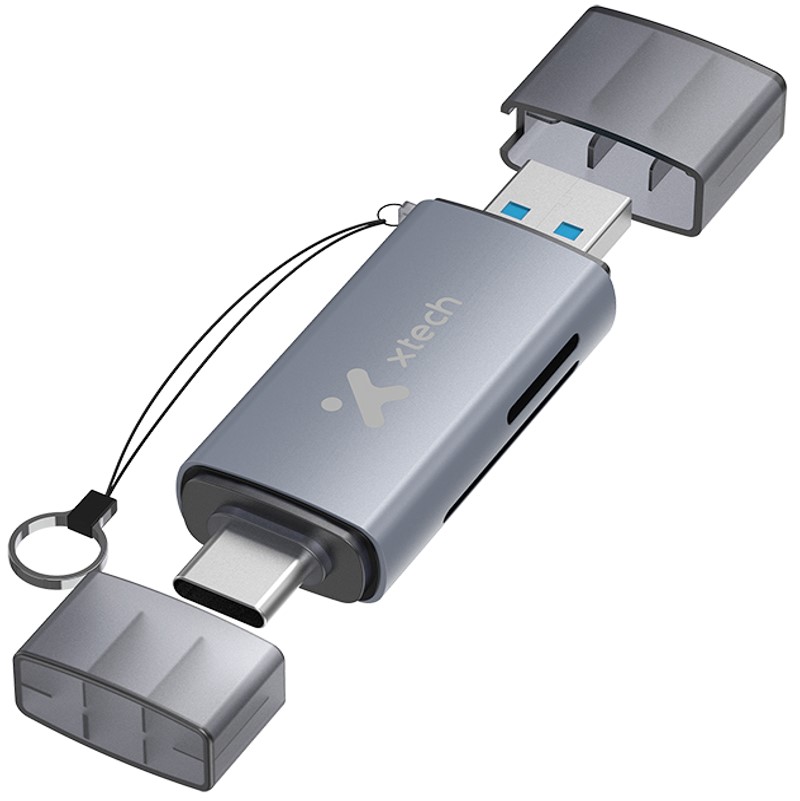 ADAPTADOR  XTECH TIPO C/ USB 2 EN 1 XTC-581 OTG