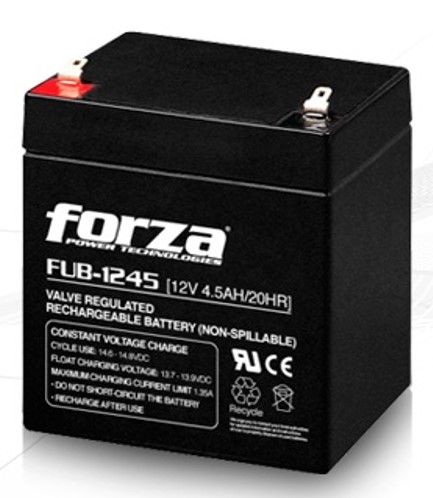 BATERIA UPS FORZA FUB-1245 12V 4.5AH