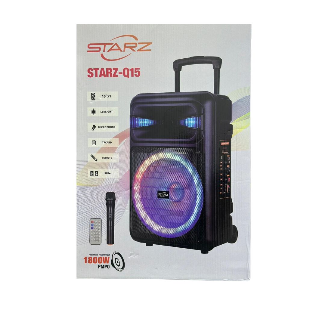 BOCINAS KARAOKE 15 STARZ-Q15 C/BATERIA/MIC