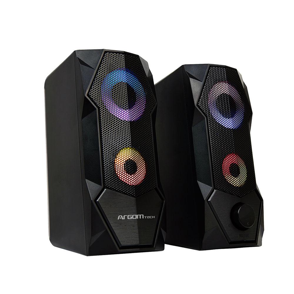 BOCINA 2.0 USB ARGOM COMBAT GAMING S68 ARG-SP-1068BK
