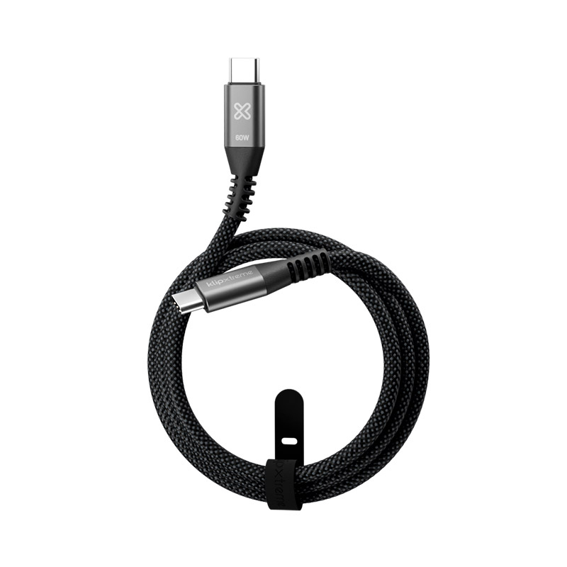 CABLE TIPO C A TIPO C KLIPX  6FT 60W POWER GO 250