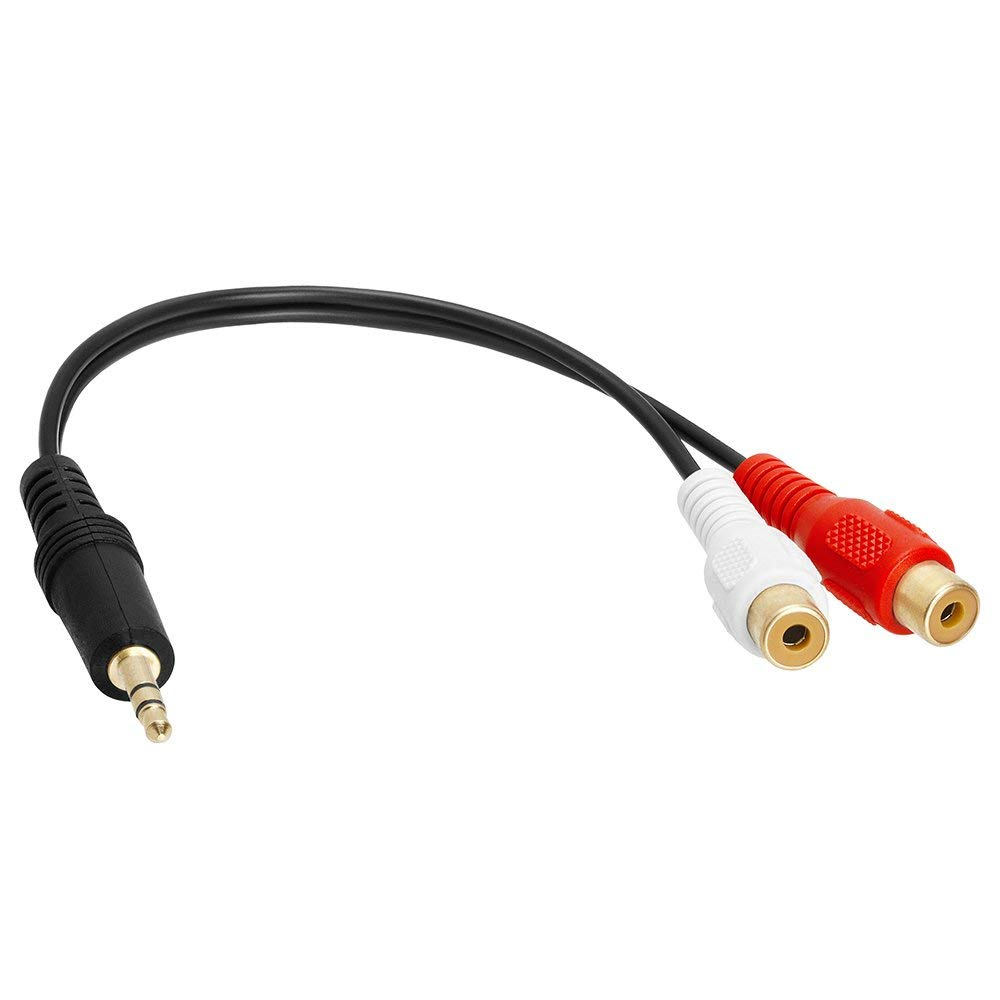 CABLE AUDIO 3.5 MM JACK TO RCA FEMALE AGI-1137
