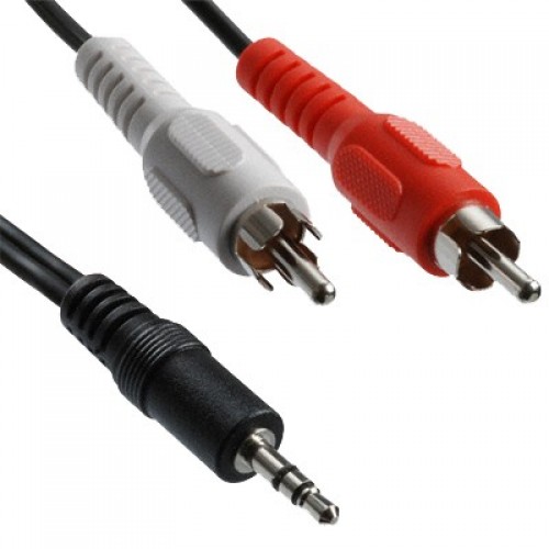 CABLE AUDIO 3.5 TO RCA 5FT IMEXX