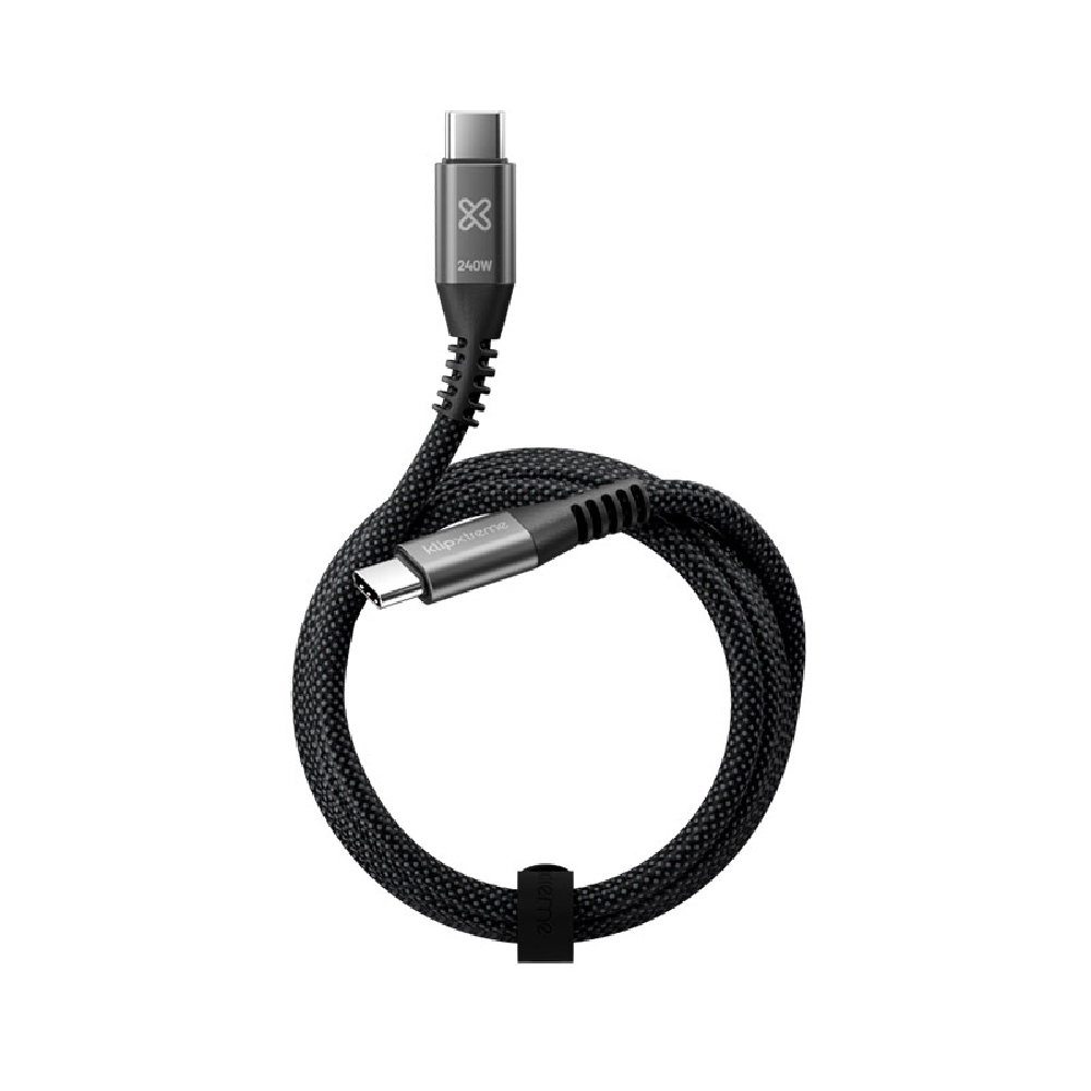 CABLE TIPO C A TIPO C KLIPX  6FT 240W POWERGO 750