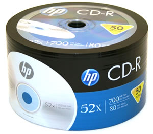 CAKE/CD-R 50-UD HP 52X 700MB