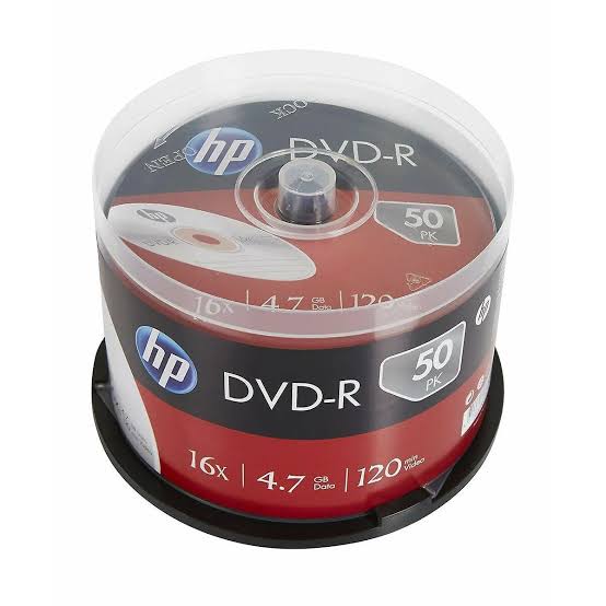 CAKE/DVD-R 50-UD HP 16X 4.7 GB 700MB LOGO