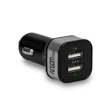 CARGADOR CARRO/USB ARGOM 3.4 AM 2 USB ARG-AC-0112BK
