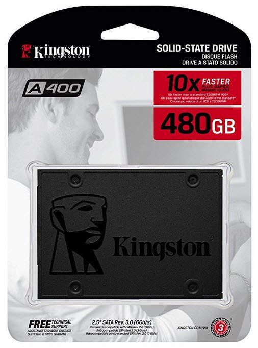DISCO SSD SATA3 480GB KINGSTON SA400S37/480G