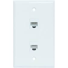 JACLINK RJ-45 FACE PLATE 2 PORT