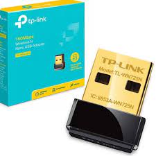LAN USB DONGLE TP-LINK WIRELESS TL-WN725N NANO USB 2.4 GHZ