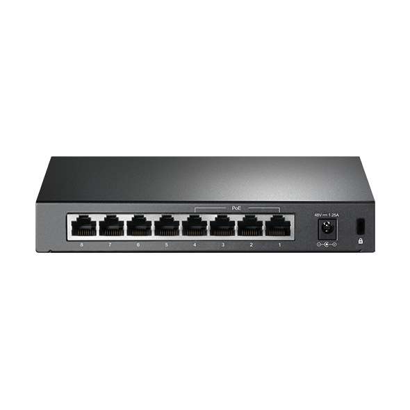 LAN SWITCH 8P TP-LINK  10/100/1000 TL-SG1008P POE+