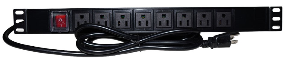 LAN REGLETA 8 Q-MAX RACK MOUNT PDU1U
