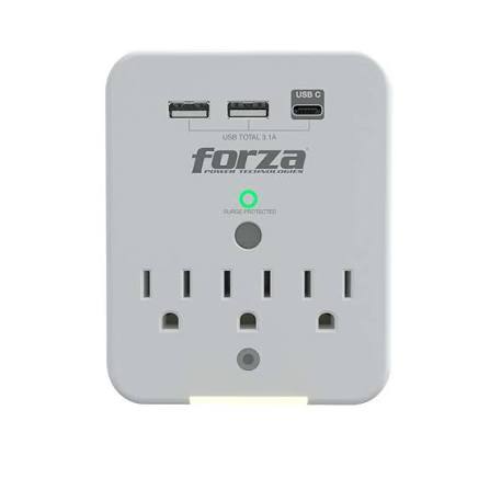 PROTECTOR FORZA WALL SURGE FWT-331USBC