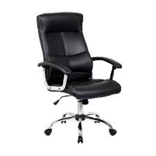 SILLA EJECUTIVA  SIT-M500 BLK FAUX LEATHER