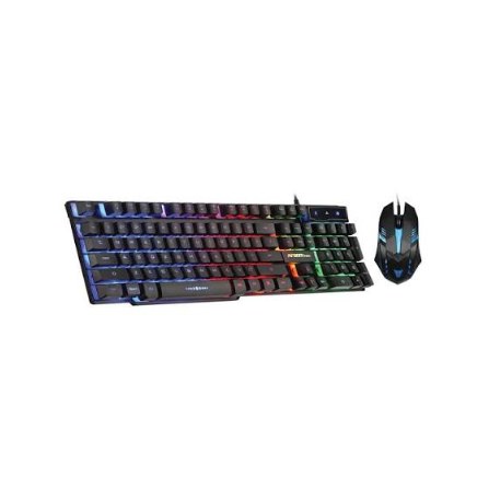 TECLADO/MOUSE USB GAMING ARGOM COMBAT BLACK ARG-KB-2051BK