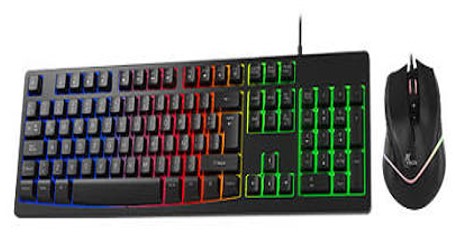 TECLADO/MOUSE USB GAMING XTECH XTK-535S SPA MOUSE/PAD