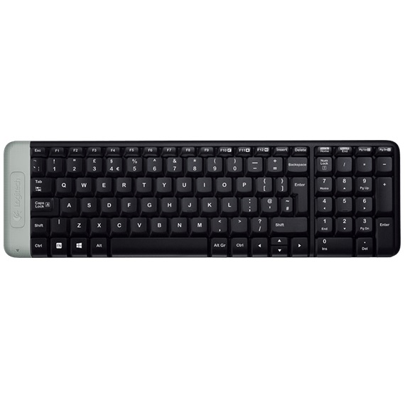 TECLADO WIRELESS LOGITECH K250 WHITE