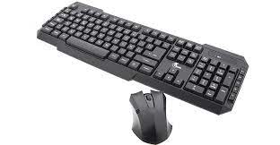 TECLADO/MOUSE WIRELESS UNNO COMBO KB6747BK